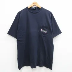 XL/古着 ノーティカ 半袖 ブランド ビンテージ Tシャツ メンズ 90s ワンポイントロゴ 胸ポケット付き 大きいサイズ コットン クルーネック 