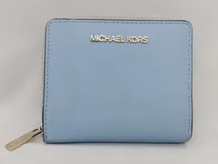 MICHAEL KORS マイケル・コース コンパクトウォレット ライトブルー