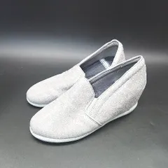 ◇ HAWKINS SPORT 高めのインソール シンプル クール カジュアル スニーカー サイズ24.5 グレー レディース E  【1310050042165】