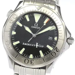 オメガ OMEGA シーマスター プロフェッショナル 2533.50 アメリカズカップ 自動巻き デイト 腕時計 SS/WG シルバー