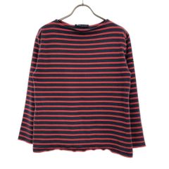 SAINT JAMES 長袖 ボーダー カットソー ネイビー レッド - メルカリ