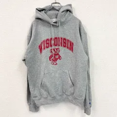 80's 希少‼︎ DISCUS ATHLETIC WISCONSIN バッキー 80s USA製 DISCUS WISCONSIN バッキー スウェットパーカー 杢