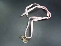 ChristianDior ディオール スターモチーフ チョーカー ブレスレット ネックレス アクセサリー ピンク系×ゴールド系 DH3056