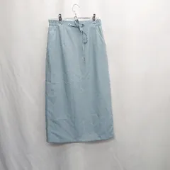 ◇ ⊂ ナチュラルビューティーベーシック ウエストゴム 膝下丈 フレア スカート サイズM グリーン系 レディース E  【1505130006650】