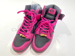 【七重浜801-2-070707nh】NIKE SB DUNK HIGH ナイキ エスビー ダンク ハイ Run The Jewels　Active Pink and Black DX4356-600  靴 シューズ【中古】【メンズ】