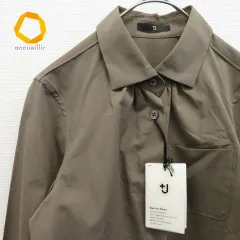 ユニクロ UNIQLO ＋J シャツ ブラウン系 864093i