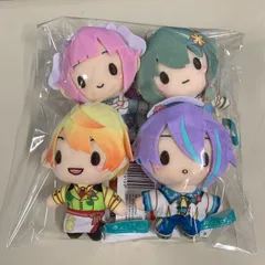 【むつ86-1154】プロセカ ふわぷち マスコット サンリオ 4種コンプセット ワンダーランズ×ショウタイム