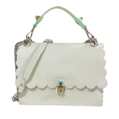 フェンディ　FENDI キャナイ　ショルダーバッグ 美品 FENDI フェンディ キャナイ ショルダーバッグ カーフ ブラック