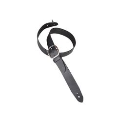 BEAR STRAPS ベアストラップ 英国手工製ギターストラップ Basic Electric Black Silver Noel Gallagher初期モデル 完全手作り  耐摩耗性と耐久性が高い