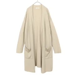 ニューヨーカー★ロングカーディガン はおりもの サイズM ベージュ系 無地 z12870