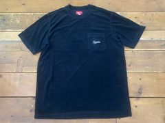 ☆Supreme/シュプリーム パイル地 Tee sizeM メンズ ブラック ストリート 古着 used Tシャツ☆