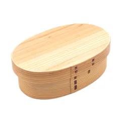 【数量限定】曲げわっぱ store) 木製 杉の木 box 17×11cm bento ランチボックス 一段 wappa ナチュラル 和歌山峠のわっぱめし弁当箱屋さん(wakayama A-13-272250