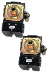 UMikke エアーコンプレッサー 圧力スイッチ 1ポート 汎用 交換用 初期値 5.5 ? 8.0 kgf/? (約 0.55 ? 0.8 MPa)2個入 [1ポート 2個]のサムネイル