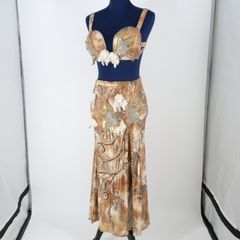 ベリーダンス 衣装 emanzaki 美品 ベリーダンス衣装 Emanzakiミント