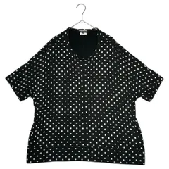 COMME des GARCONS JUNYA WATANABE(コムデギャルソンジュンヤワタナベ) 13SS Dot Wide S/S Knit Top ドット ワイド 半袖 カットソー JK-T036 M ネイビー×ホワイト AD2012のサムネイル