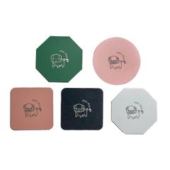 ワンちゃん好きの方へ！プレゼントにも◎【ステンレス製レーザー彫刻コースター】～パグ～オリジナルデザイン