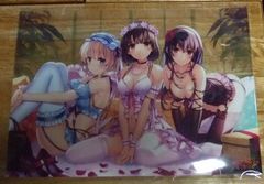 s1244【新品未開封】冴えない彼女の育てかた A3クリアポスター 3枚セット☆T