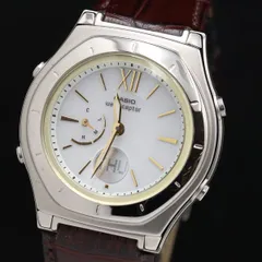 稼働 カシオ ウェーブセプター 5644 LWA-M160 電波ソーラー ホワイト文字盤 レディース腕時計 TKD 2000000 NSK