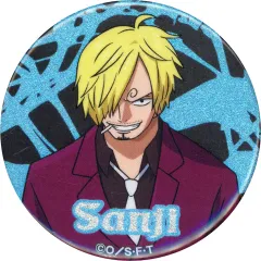 【中古】バッジ・ピンズ サンジ 「ワンピース 麦わらストア inバンダイナムコ Cross Store グリッター缶バッジコレクション」