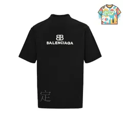 【今日WTO】Balenciaga 25SS ダブル B アップリケ T シャツ-EX36