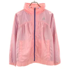 adidas アディダス ウインドブレーカー M ピンク 裏メッシュ ジャケット レディース 古着