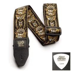 ERNIE BALL アーニーボール ストラップ EB 4151 ROYAL ORLEANS JACQUARD STRAP ★ピック付き 【ゆうパケット】※日時指定非対応・郵便受けにお届け