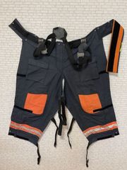 １４２．🚒防火服  安全対策ズボン式前掛け（アップサイクル商品）🚒