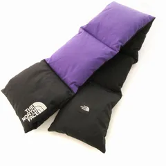 ザノースフェイス THE NORTH FACE ダウンマフラー ロゴ アウトドア ロゴ刺繍 紫 パープル NN72003 /MMのサムネイル