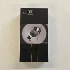(イヤフォン）Mystic　DoC　sound　master1.0　黒　高音質イヤホン 反響音スピーカー搭載 リモコン・マイク付き