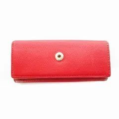 ロエベ LOEWE キーケース 鍵入れ レザー 4連 アナグラム 赤 レッド ■OH /MMのサムネイル