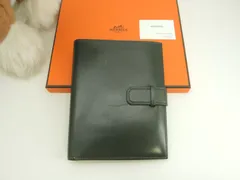 エルメス 2折財布 Boxカーフ 深緑 コンパクトウォレット レア@□Eのサムネイル
