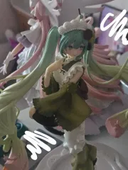 初音ミク　フィギュア　にゃんこ　シナモロール　抹茶パフェ　９箱　①　セット 初音ミク』甘味処の看板娘のような佇まいが魅力のプライズ