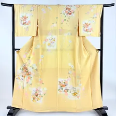 千總　訪問着　パステル　クリーニング済　落款あり　中古　155/64 創業弘治元年 千總】 特選手描き京友禅訪問着 ≪御仕立て上がり・中古