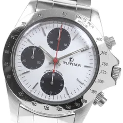 精度良好 チュチマ バルジュー7750 クロノグラフ 自動巻き コンビ 希少 バルジュー7750搭載 TUTIMA チュチマ グラスヒュッテ 793