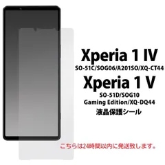 即日発送■Xperia 1 IV SO-51C/SOG06/A201SO/XQ-CT44 Xperia 1 V SO-51D/SOG10専用光沢液晶保護フィルム・SO51D so-51d so51d sog10 moacのサムネイル