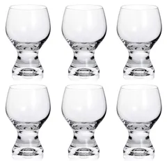 ワイングラス 190ml６個セット ガラス 40159-190-6 ジーナ 食洗機対応 ボヘミアングラス クリスタレックス