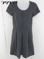 ◇ UNTITLED アンタイトル 半袖 ミニ ワンピース サイズ1 ブラック レディース  【中古】 【1108100007307】