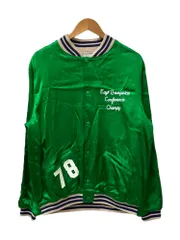 HOUSTON (ヒューストン) RAYON AWARD JACKET（EAST）レーヨンアワードジャケット XL 51250 グリーン 緑 メンズ/049のサムネイル