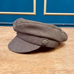 original john LIVERPOOL HAT BROWN　　モッズ　レトロ　マリンキャップ　キャスケット