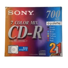 SONY　７COLOR　MIX　CD－R　700MB　21枚入