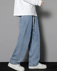 ★ワイドパンツ デニムパンツ メンズ バギー デニム パンツ ズボン ボトムス シンプル カジュアル