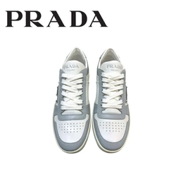 【未使用品】　PRADA プラダ DOWN TOWN 牛革 スニーカー 1E792M 38号（25cm) レディース靴