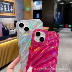 【新品未使用】Iphone 13 iPhone 13/14 iPhone13Pro Max キラキラ 波 レーザー iPhoneケース ケース  カバー  人気 携帯カバー おしゃれ 可愛い かわいい かっこいい