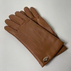 2506-316｜未使用に近い｜コーチ 手袋 シープスキン ブラウン