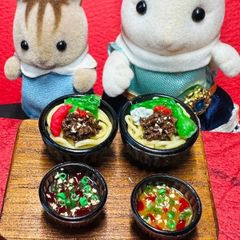 ミニチュアフード　ふぐ料理　てっさ　てっちり　鍋　ドールハウス　ねんどろいど ミニチュアフード制作