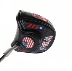 ゴルフパターカバー　マレットタイプ　【USA】ブラック