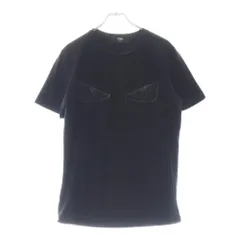FENDI/フェンディ モンスター レザー パッチTシャツ FENDI フェンディ FY0722 94T モンスター バグスレザーパッチ T