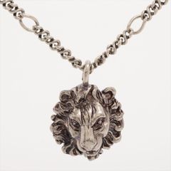 GUCCI グッチ ミケーレ期 ライオンヘッド ネックレス SP 410673 シルバー イタリア製