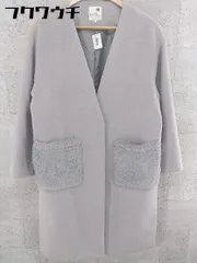 ◇ earth music&ecology アース ミュージック＆エコロジー 長袖 コート サイズF グレー レディース 【中古】 【1002802047459】