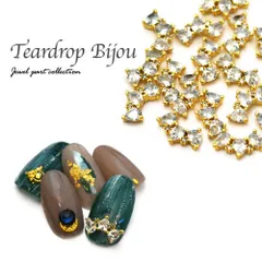 【送料無料】シャンデリア 王冠 ジルコニア製 ネイル パーツ ジェル ネイル用品 メタルパーツ ネイルジュエリー ハンドメイド クラウン デコ メタル ネイルアート ジュエリーネイル ゴールドパーツ ティアドロップ ネイル工房【ティアドロップビジュー】